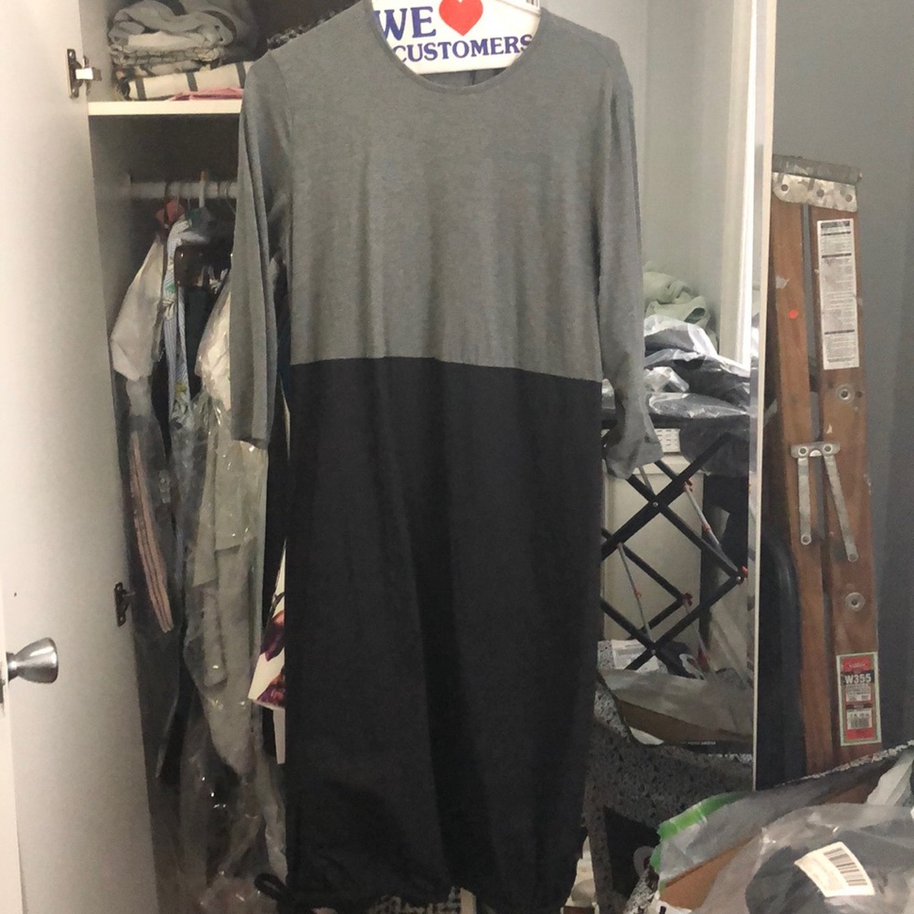 A midi dress